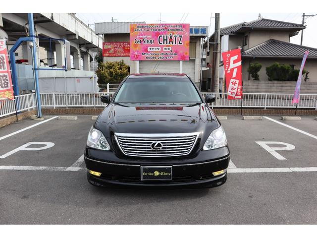 ＬＳ ＬＳ４３０　Ｈ１７年３０後期モデル　左Ｈ　セルシオ　フルエアロ　車高調　アメリカ純正１８アルミ　黒革　パワーシート　シートヒーター　ベンチレーター　外品ディスプレイオーディオ　Ｂカメラ　ＥＴＣ　ドラレコ　クルコン（2枚目）