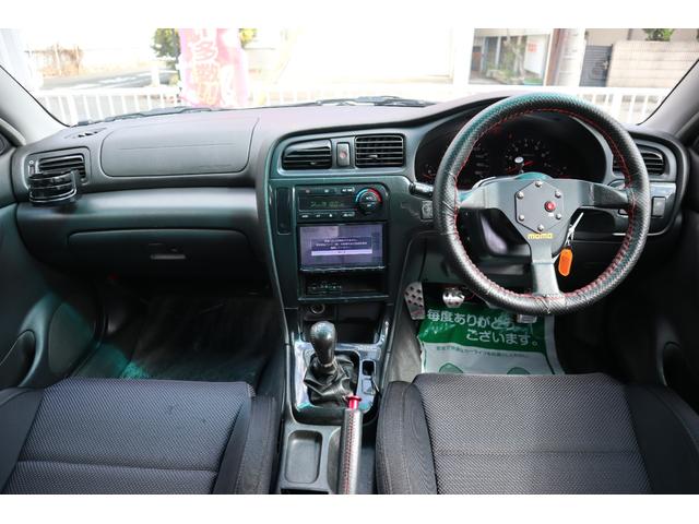 レガシィツーリングワゴン ＧＴ－Ｂ　Ｅ－ｔｕｎｅＩＩ　５ＭＴツインターボ　４ＷＤ　Ｗサンルーフ　外品フルエアロ　アイライン　ルーフレール　ＯＺＲＡＣＩＮＧ１７ＡＷ　スタッドレス　外品ショック　外マフラー　パワーシート　ナビＤＶＤ　令和４年タイベル交換済（14枚目）