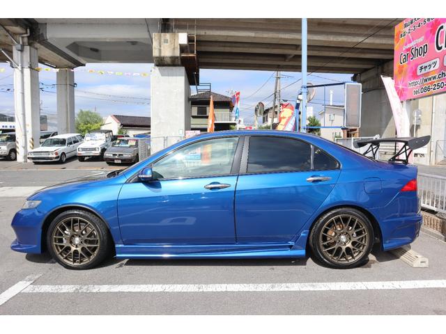 アコード ユーロR 6MT i-VTEC 外品フルエアロ GTウイング 外品グリル カーボンボンネット WORK18AW COSCOフルタップ車高調 無限マフラー ETC レカロセミバケ CD再生 エアコン付 チェーン式(5枚目)