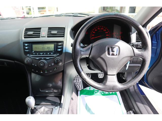 アコード ユーロR 6MT i-VTEC 外品フルエアロ GTウイング 外品グリル カーボンボンネット WORK18AW COSCOフルタップ車高調 無限マフラー ETC レカロセミバケ CD再生 エアコン付 チェーン式(14枚目)