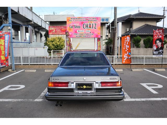 クレスタ スーパールーセント　外品マフラー（車検対応）　車高調　ＣＤ再生　Ｂｌｕｅｔｏｏｔｈ　ＥＴＣ　エアコン　パワステ　パワーウインドウ　純正１４インチＡＷ　電格ミラー　タイミングベルト１度交換済　車検令和９年８月（8枚目）