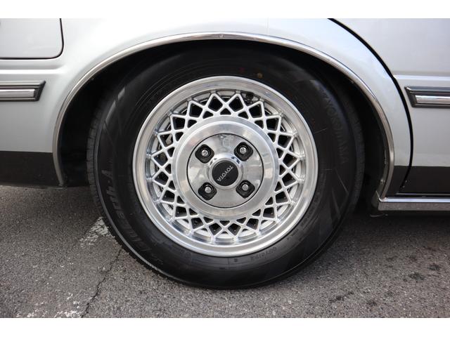 クレスタ スーパールーセント　外品マフラー（車検対応）　車高調　ＣＤ再生　Ｂｌｕｅｔｏｏｔｈ　ＥＴＣ　エアコン　パワステ　パワーウインドウ　純正１４インチＡＷ　電格ミラー　タイミングベルト１度交換済　車検令和９年８月（18枚目）