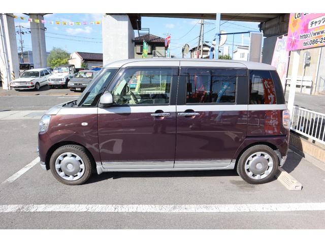 ムーヴキャンバス Ｘリミテッドメイクアップ　ＳＡＩＩＩ　両側ＰＳＤ　メモリーナビ　フルセグ　ＣＤ・ＤＶＤ再生　Ｂｌｕｅｔｏｏｔｈ　Ｂカメラ　全周囲カメラ　革調シートカバー　ＥＴＣ　衝突軽減ブレーキ　アイドリングストップ　スタッドレス　バッテリー新品　Ｄ（5枚目）