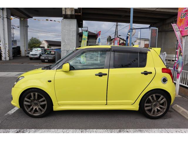 スイフト スポーツ スズキスポーツ仕様(グリル・エンブレム・ホイール・車高調・マフラー) ショーリンエアロ Rゲートガーニッシュ 純正ウイング取付サイドカバー ボンネットスポイラー トランクセンターウイング チエーン式(5枚目)