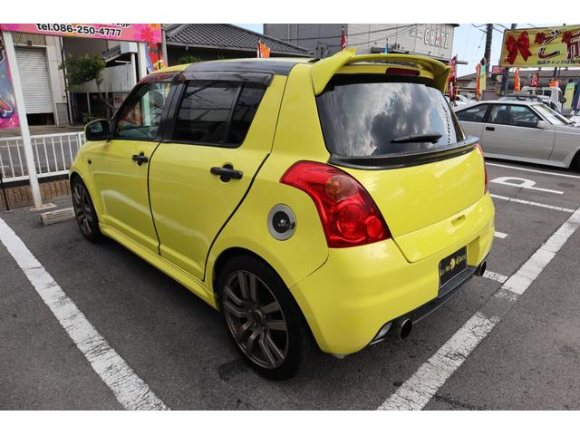 スイフト スポーツ スズキスポーツ仕様(グリル・エンブレム・ホイール・車高調・マフラー) ショーリンエアロ Rゲートガーニッシュ 純正ウイング取付サイドカバー ボンネットスポイラー トランクセンターウイング チエーン式(6枚目)