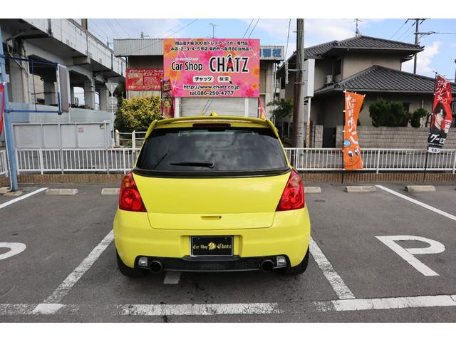 スイフト スポーツ スズキスポーツ仕様(グリル・エンブレム・ホイール・車高調・マフラー) ショーリンエアロ Rゲートガーニッシュ 純正ウイング取付サイドカバー ボンネットスポイラー トランクセンターウイング チエーン式(8枚目)