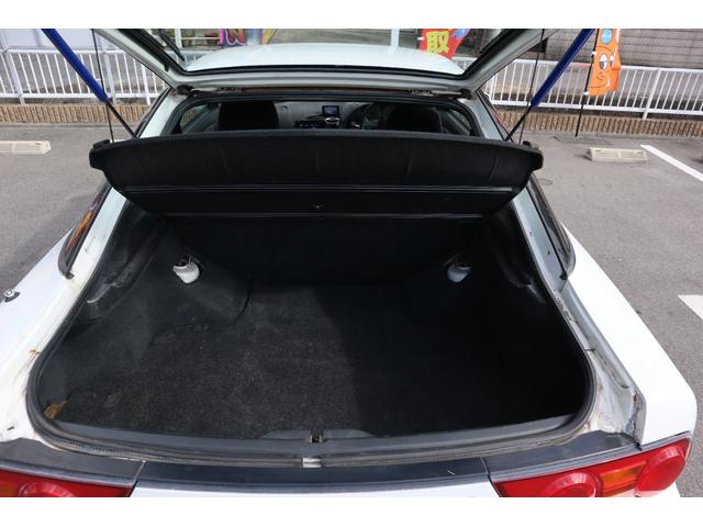 180SX タイプX シルエイティ仕様(Fバンパーフェンダー・ボンネット・ヘッドライト) 5MT ターボ S・Rエアロ Rウイング SSRアルミ 車高調 HKSマフラー MOMOステ BRIDEセミバケ Bluetooth(10枚目)