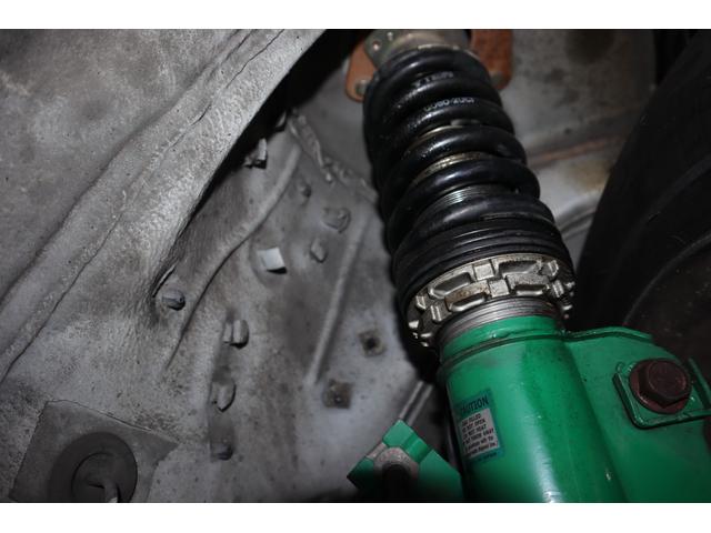 180SX タイプX シルエイティ仕様(Fバンパーフェンダー・ボンネット・ヘッドライト) 5MT ターボ S・Rエアロ Rウイング SSRアルミ 車高調 HKSマフラー MOMOステ BRIDEセミバケ Bluetooth(23枚目)