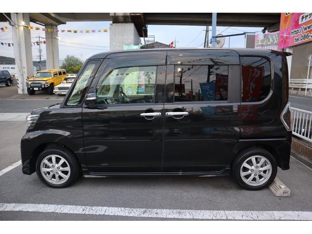 タント カスタムＲＳ　トップエディションＳＡＩＩ　ターボ　フル装備　メモリーナビ　フルセグ　ＤＶＤ再生　Ｂｌｕｅｔｏｏｔｈ　Ｂカメラ　革調シート　スタッドレス　ＥＴＣ　衝突軽減ブレーキ　アイドリングストップ　両側ＰＳＤ　レーンキーピング　スマートキー（5枚目）