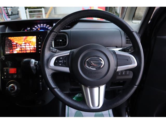 タント カスタムＲＳ　トップエディションＳＡＩＩ　ターボ　フル装備　メモリーナビ　フルセグ　ＤＶＤ再生　Ｂｌｕｅｔｏｏｔｈ　Ｂカメラ　革調シート　スタッドレス　ＥＴＣ　衝突軽減ブレーキ　アイドリングストップ　両側ＰＳＤ　レーンキーピング　スマートキー（14枚目）