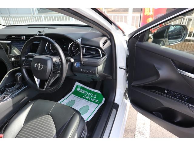 カムリ ＷＳ　ＴＯＭ’Ｓ仕様　エアロパーツ　外トランクスポイラー　外品１９ＡＷ　ＢＬＩＴＺ車高調　パノラマルーフ　黒半革　Ｐシート　ＥＴＣ　ＡＬＰＩＮＥ９インチナビ　フルセグ　ＤＶＤ　バックカメラ　記録簿　クルコン（11枚目）