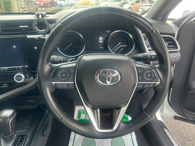 カムリ ＷＳ　ＴＯＭ’Ｓ仕様　エアロパーツ　外トランクスポイラー　外品１９ＡＷ　ＢＬＩＴＺ車高調　パノラマルーフ　黒半革　Ｐシート　ＥＴＣ　ＡＬＰＩＮＥ９インチナビ　フルセグ　ＤＶＤ　バックカメラ　記録簿　クルコン（14枚目）