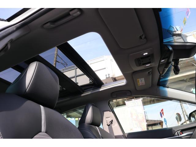 カムリ ＷＳ　ＴＯＭ’Ｓ仕様　エアロパーツ　外トランクスポイラー　外品１９ＡＷ　ＢＬＩＴＺ車高調　パノラマルーフ　黒半革　Ｐシート　ＥＴＣ　ＡＬＰＩＮＥ９インチナビ　フルセグ　ＤＶＤ　バックカメラ　記録簿　クルコン（17枚目）