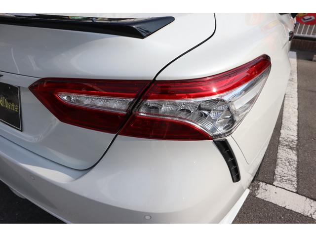 カムリ ＷＳ　ＴＯＭ’Ｓ仕様　エアロパーツ　外トランクスポイラー　外品１９ＡＷ　ＢＬＩＴＺ車高調　パノラマルーフ　黒半革　Ｐシート　ＥＴＣ　ＡＬＰＩＮＥ９インチナビ　フルセグ　ＤＶＤ　バックカメラ　記録簿　クルコン（25枚目）