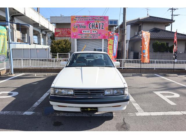ソアラ ２．０ＧＴ　実走行５２０００ｋｍ　載せ替え５ＭＴ（動力伝達装置公認済）　エアロ　１４インチ復刻ロンシャン８Ｊアルミ　Ｆワンオフ車高調　昭和ＧＰマフラー　外品ハンドル　オートエアコン　ＰＳ　ＰＷ　車検Ｒ９．６まで（2枚目）