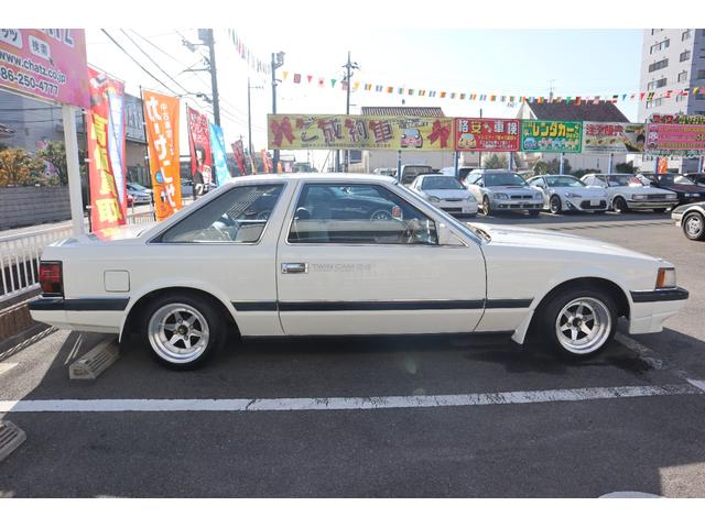 ソアラ ２．０ＧＴ　実走行５２０００ｋｍ　載せ替え５ＭＴ（動力伝達装置公認済）　エアロ　１４インチ復刻ロンシャン８Ｊアルミ　Ｆワンオフ車高調　昭和ＧＰマフラー　外品ハンドル　オートエアコン　ＰＳ　ＰＷ　車検Ｒ９．６まで（4枚目）