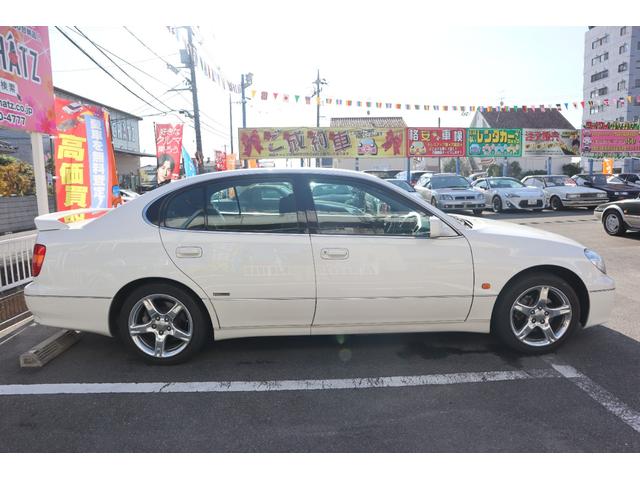 アリスト Ｖ３００ベルテックスエディション　ワンオーナー　実走行６５０００ｋｍ　ツインターボ　外品ロックフォードフォズゲートスピーカー・ウーファー　純正アルミ　クルコン　キーレス　パワーシート　ＣＤ再生　エアコン　オートライト　フォグライト（4枚目）