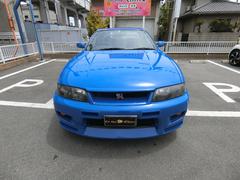 平成７年スカイラインＲ３３！ＧＴーＲ！入荷致しました！希少です！こちらはＬＭリミテッド仕様です！ステッカー！チャンピオンブルーへ全塗装！ＢＢＳＬＭ１８ＡＷ！フィジツボマフラー！限定１台カッコイイです！ 2