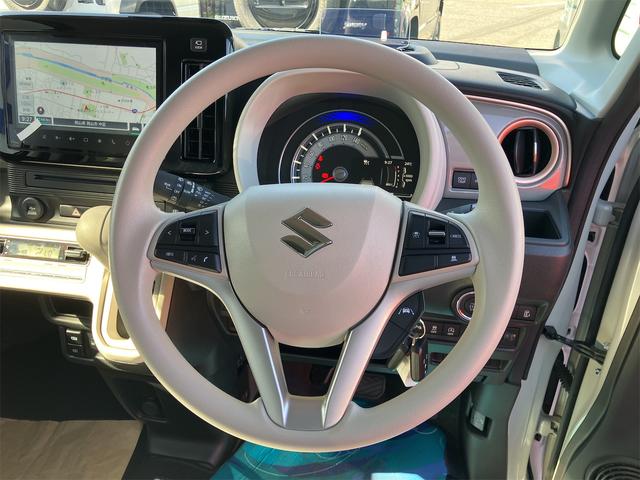 ワゴンＲスマイル ハイブリッドＸ　届出済未使用車・禁煙車・　全周囲カメラ　両側電動スライドドア　ナビ　ＴＶ　クリアランスソナー　オートクルーズコントロール　レーンアシスト　衝突被害軽減システム　オートライト　ＬＥＤヘッドランプ　スマートキー（3枚目）