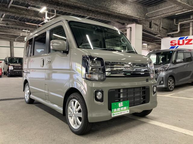 エブリイワゴン ＰＺターボスペシャル　ハイルーフ　届出済未使用車　スズキセーフティサポート　両側電動スライドドア　デュアルカメラブレーキサポート　ハイビームアシスト　クリアランスソナー　ＨＩＤ　プッシュスタート　スマートキー　盗難警報装置（13枚目）