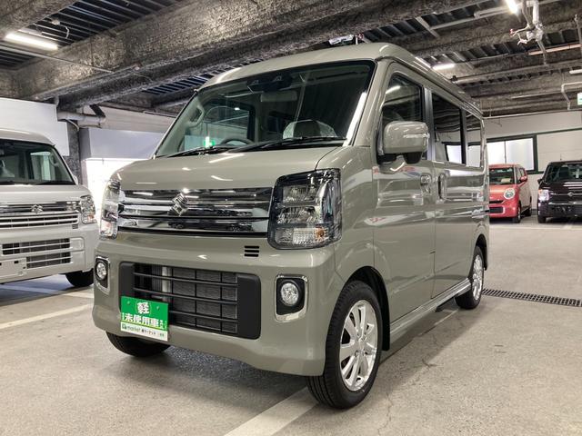 エブリイワゴン ＰＺターボスペシャル　ハイルーフ　届出済未使用車　スズキセーフティサポート　両側電動スライドドア　デュアルカメラブレーキサポート　ハイビームアシスト　クリアランスソナー　ＨＩＤ　プッシュスタート　スマートキー　盗難警報装置（14枚目）