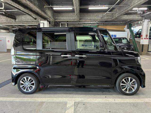Ｎ－ＢＯＸカスタム Ｌ　ワンオーナー　純正ナビ　バックモニター　助手席側パワースライドドア　アダプティブクルーズコントロール　衝突被害軽減ブレーキ　車線逸脱警報装置　パーキングセンサー　ＬＥＤヘッドライト　プッシュスタート（10枚目）
