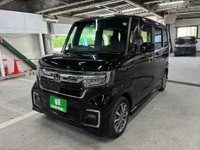Ｎ－ＢＯＸカスタム Ｌ　ワンオーナー　純正ナビ　バックモニター　助手席側パワースライドドア　アダプティブクルーズコントロール　衝突被害軽減ブレーキ　車線逸脱警報装置　パーキングセンサー　ＬＥＤヘッドライト　プッシュスタート（13枚目）