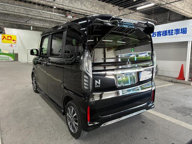 Ｎ－ＢＯＸカスタム Ｌ　ワンオーナー　純正ナビ　バックモニター　助手席側パワースライドドア　アダプティブクルーズコントロール　衝突被害軽減ブレーキ　車線逸脱警報装置　パーキングセンサー　ＬＥＤヘッドライト　プッシュスタート（15枚目）