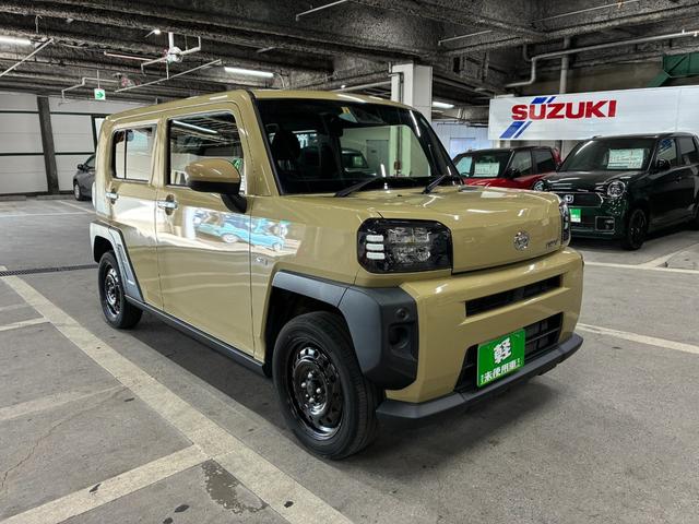 タフト X 衝突被害軽減ブレーキ パーキングセンサー 横滑り防止装置 アイドリングストップ 電子パーキング プッシュスタート スマートキー LEDヘッドライト オートエアコン 電動格納ドアミラー(10枚目)