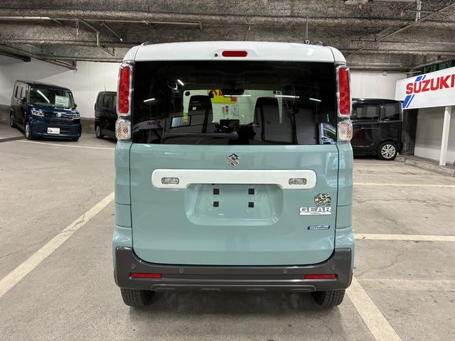 スペーシアギア マイスタイル　全方位モニター付純正ナビ　ＥＴＣ　ドラレコ　両側電動スライドドア　衝突被害軽減ブレーキ　パーキングセンサー　レーンキープアシスト　横滑り防止装置　プッシュスタート　ＬＥＤヘッドライト　オートエアコン（9枚目）