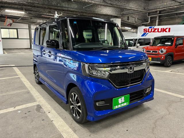 N-BOXカスタム G・Lホンダセンシング 純正ナビ バックカメラ ETC 片側電動スライドドア 衝突被害軽減ブレーキ レーンキープアシスト 横滑り防止装置 プッシュスタート LEDヘッドライト オートエアコン シートヒーター(10枚目)