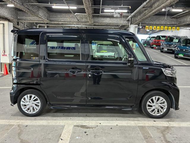 スペーシアカスタム ハイブリッドGS 社外ナビ ETC 片側電動スライドドア 衝突被害軽減ブレーキ パーキングセンサー レーンキープアシスト 横滑り防止装置 プッシュスタート LEDヘッドライト オートエアコン シートヒーター(12枚目)