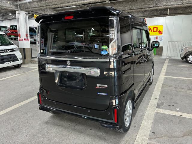 スペーシアカスタム ハイブリッドGS 社外ナビ ETC 片側電動スライドドア 衝突被害軽減ブレーキ パーキングセンサー レーンキープアシスト 横滑り防止装置 プッシュスタート LEDヘッドライト オートエアコン シートヒーター(14枚目)