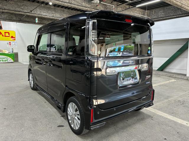 スペーシアカスタム ハイブリッドGS 社外ナビ ETC 片側電動スライドドア 衝突被害軽減ブレーキ パーキングセンサー レーンキープアシスト 横滑り防止装置 プッシュスタート LEDヘッドライト オートエアコン シートヒーター(15枚目)