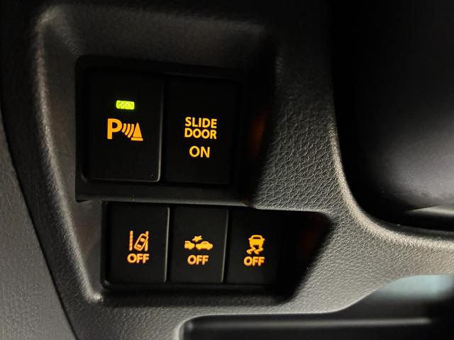 スペーシアカスタム ハイブリッドGS 社外ナビ ETC 片側電動スライドドア 衝突被害軽減ブレーキ パーキングセンサー レーンキープアシスト 横滑り防止装置 プッシュスタート LEDヘッドライト オートエアコン シートヒーター(22枚目)