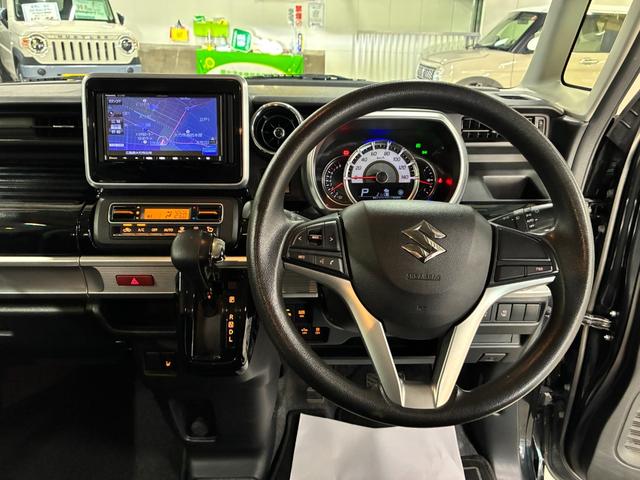 スペーシアカスタム ハイブリッドGS 社外ナビ ETC 片側電動スライドドア 衝突被害軽減ブレーキ パーキングセンサー レーンキープアシスト 横滑り防止装置 プッシュスタート LEDヘッドライト オートエアコン シートヒーター(23枚目)