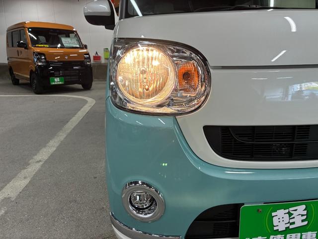 ムーヴキャンバス Xメイクアップリミテッド SAIII 全方位モニター付純正ナビ ETC ドラレコ 両側電動スライドドア 衝突被害軽減ブレーキ 横滑り防止装置 アイドリングストップ プッシュスタート オートライト オートエアコン 電動格納ドアミラー(29枚目)