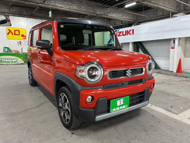 ハスラー ハイブリッドＸ　全方位モニター付純正ナビ　衝突被害軽減ブレーキ　パーキングセンサー　レーンキープアシスト　横滑り防止装置　アイドリングストップ　プッシュスタート　ＬＥＤヘッドライト　オートエアコン　シートヒーター（10枚目）