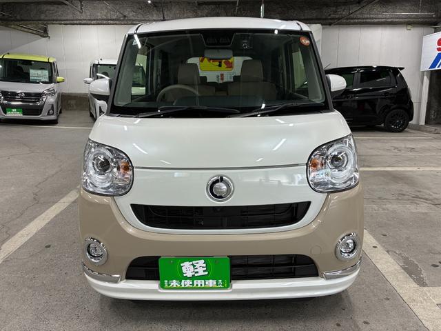 ムーヴキャンバス ＧメイクアップＶＳ　ＳＡＩＩＩ　全方位モニター付純正ナビ　ドラレコ　両側電動スライドドア　衝突被害軽減ブレーキ　横滑り防止装置　アイドリングストップ　プッシュスタート　ＬＥＤヘッドライト　オートエアコン　運転席側シートヒーター（8枚目）