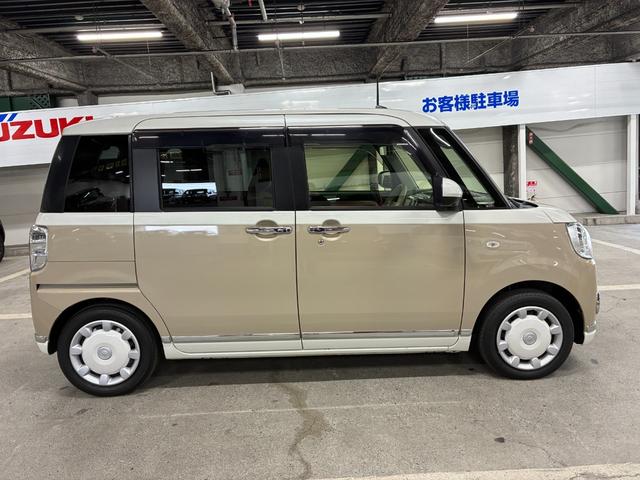 ムーヴキャンバス ＧメイクアップＶＳ　ＳＡＩＩＩ　全方位モニター付純正ナビ　ドラレコ　両側電動スライドドア　衝突被害軽減ブレーキ　横滑り防止装置　アイドリングストップ　プッシュスタート　ＬＥＤヘッドライト　オートエアコン　運転席側シートヒーター（12枚目）