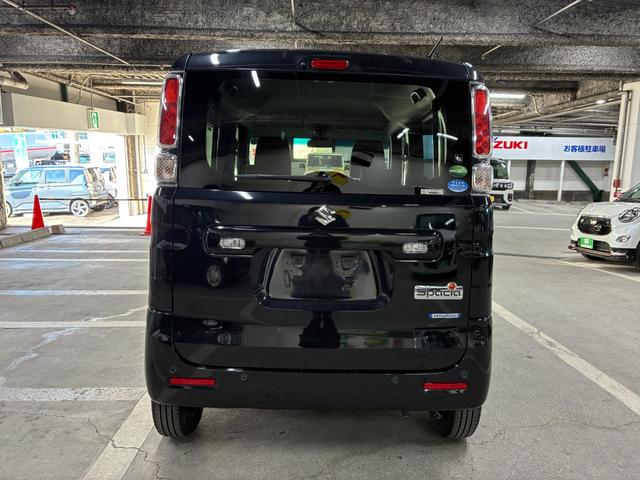 スペーシア ハイブリッドG 両側スライドドア 衝突被害軽減ブレーキ パーキングセンサー レーンキープアシスト 横滑り防止装置 アイドリングストップ プッシュスタート オートライト オートエアコン 電動格納ドアミラー(9枚目)