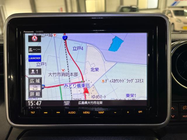 スペーシアギア ハイブリッドＸＺ　社外ナビ　両側電動スライドドア　衝突被害軽減ブレーキ　パーキングセンサー　レーンキープアシスト　横滑り防止装置　プッシュスタート　ＬＥＤヘッドライト　オートエアコン　シートヒーター（25枚目）