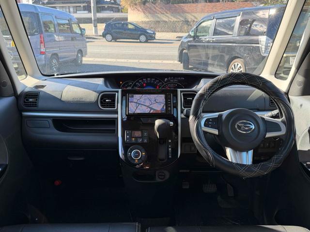 タント カスタムＸ　ＳＡＩＩ　ＥＴＣ　バックカメラ　両側スライド・片側電動　ナビ　ＴＶ　衝突被害軽減システム　オートライト　ＬＥＤヘッドランプ　スマートキー　アイドリングストップ　電動格納ミラー　ベンチシート　ＣＶＴ（2枚目）