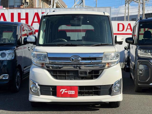 タント カスタムＸ　ＳＡＩＩ　ＥＴＣ　バックカメラ　両側スライド・片側電動　ナビ　ＴＶ　衝突被害軽減システム　オートライト　ＬＥＤヘッドランプ　スマートキー　アイドリングストップ　電動格納ミラー　ベンチシート　ＣＶＴ（14枚目）