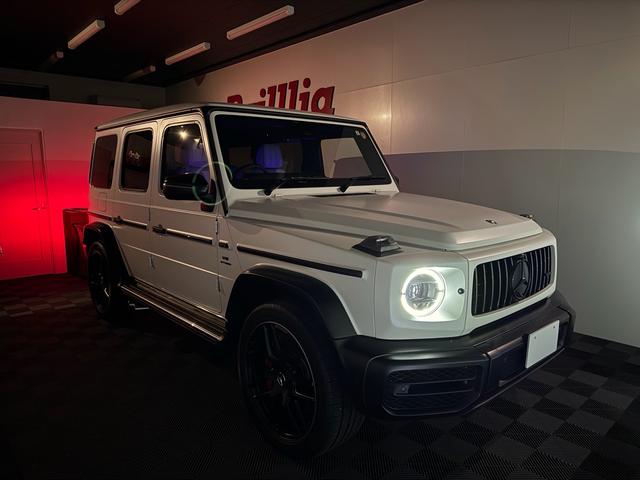 Ｇクラス Ｇ６３エディションマグノホワイト　エディションマグノホワイト　ＲＨＤ　ホワイトナッパレザーシート　エクスクルーシブＰＫＧ　ＡＭＧナイトパッケージ　限定車　ＡＭＧ２２インチ　マッドブラックアルミＰＫＧ　禁煙車　保証付　ドラレコ（16枚目）