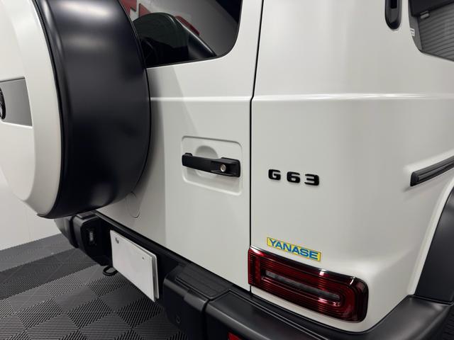 Ｇクラス Ｇ６３エディションマグノホワイト　エディションマグノホワイト　ＲＨＤ　ホワイトナッパレザーシート　エクスクルーシブＰＫＧ　ＡＭＧナイトパッケージ　限定車　ＡＭＧ２２インチ　マッドブラックアルミＰＫＧ　禁煙車　保証付　ドラレコ（36枚目）