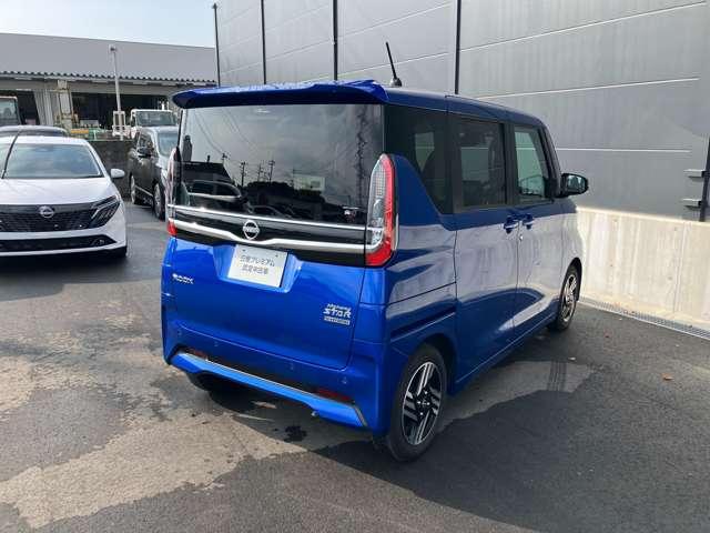 ルークス ６６０　ハイウェイスターＸ　当社社用車ＵＰ　アイスト　衝突被害軽減ブレ－キ　マルチビューカメラ　車線逸脱警報装置　禁煙　スマートキー　パワーウィンドウ　カーテンエアバック　ドライブレコーダー　ナビＴＶ　バックカメラ　記録簿　パワステ　キーフリ（2枚目）