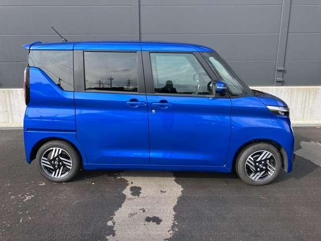 ルークス ６６０　ハイウェイスターＸ　当社社用車ＵＰ　アイスト　衝突被害軽減ブレ－キ　マルチビューカメラ　車線逸脱警報装置　禁煙　スマートキー　パワーウィンドウ　カーテンエアバック　ドライブレコーダー　ナビＴＶ　バックカメラ　記録簿　パワステ　キーフリ（5枚目）