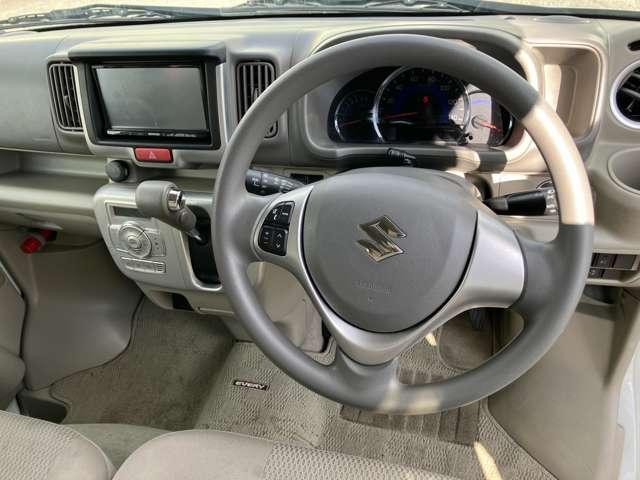 エブリイワゴン 660 PZターボ ワンオーナー Dカメラブレーキサポート 助手席エアバック 運転席エアバック セキュリティ 1オーナー パワーウインドウ AAC キーレススタートシステム メモリナビ PS AW ナビ 記録簿 ABS(8枚目)