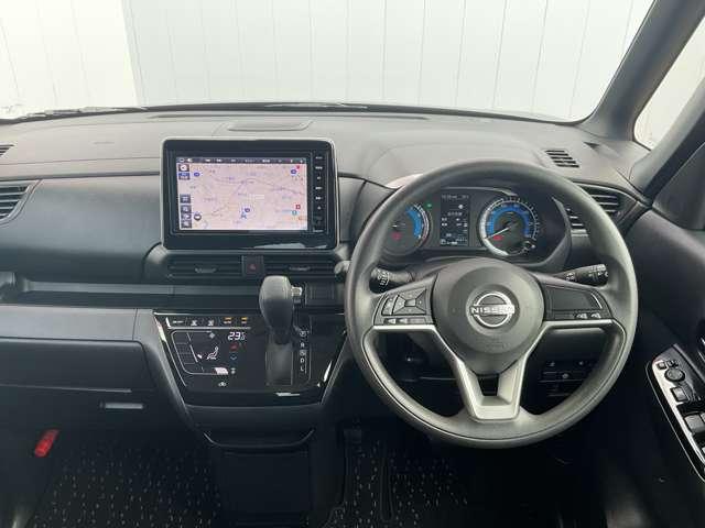 ルークス ６６０　ハイウェイスターＸ　元社用車　エマージェンシーブレーキ　アイスト　衝突被害軽減ブレ－キ　マルチビューカメラ　車線逸脱警報装置　禁煙　ＬＥＤ　スマートキー　パワーウィンドウ　ワンオーナー　カーテンエアバック　ドライブレコーダー　ナビＴＶ　バックカメラ　ＡＢＳ（5枚目）